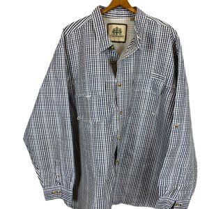 Tallwoods Element Wear Blue/white Plaid Button up 3xlt MAKE OFFER
